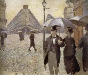 Rainy day in Paris Gustave Caillebotte